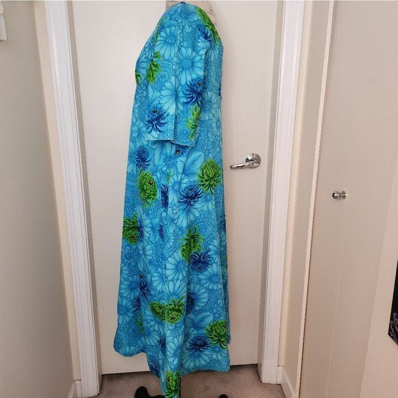 Ui-Maikai 60s Floral Maxi Dress - Picture 2 of 13